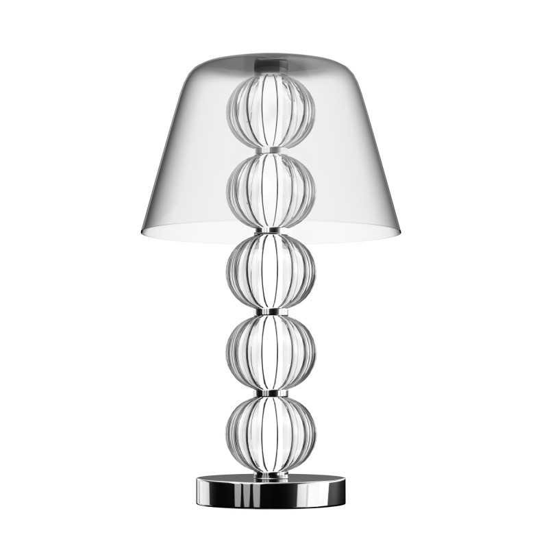 Настольная лампа со стеклянными шарами Balls Lamp Хром Настольная лампа со стеклянными шарами Balls Lamp Хром в Орле | Loft Concept