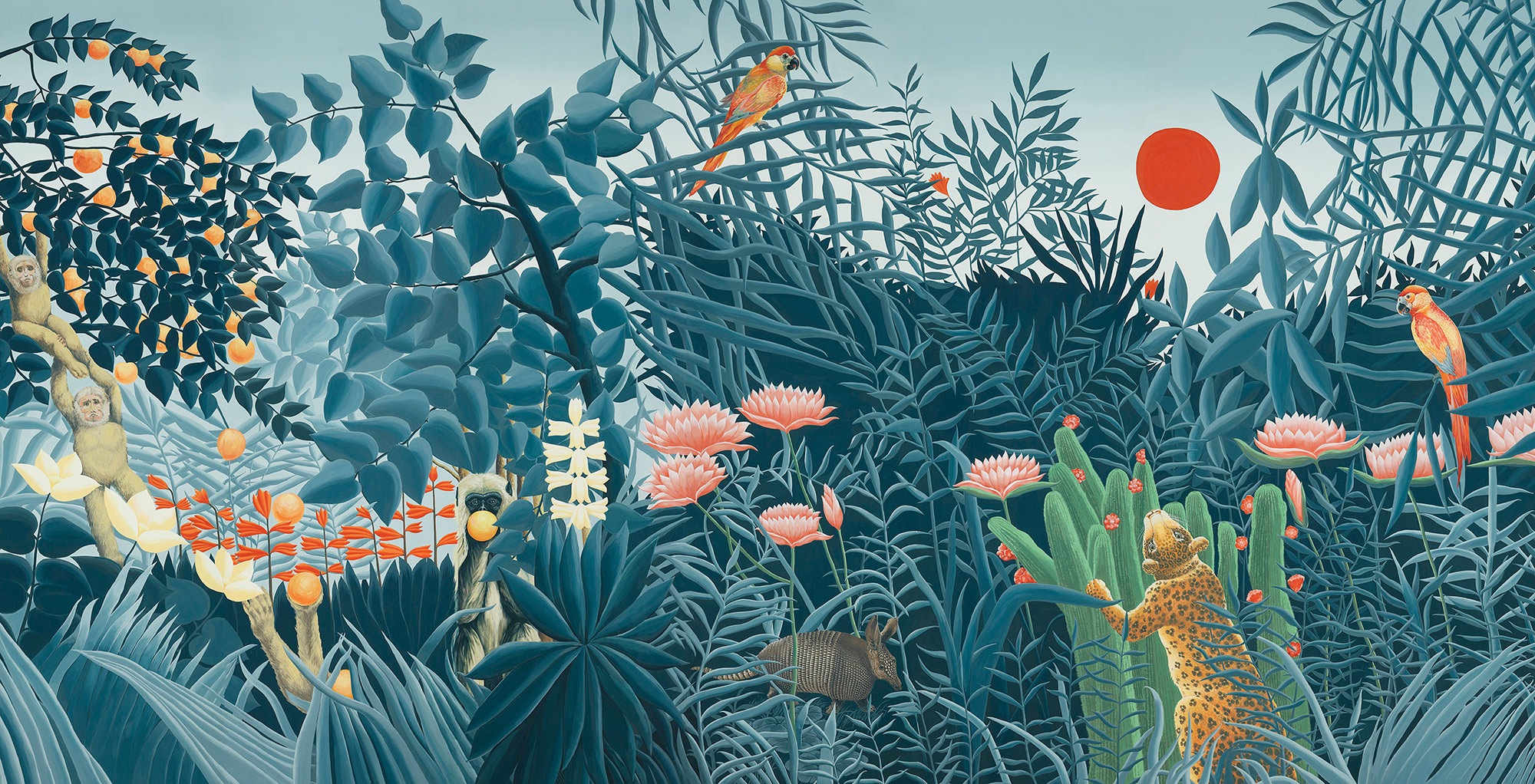 Обои ручная роспись Rousseau Rousseau on scenic paper Обои ручная роспись Rousseau Rousseau on scenic paper - постер Loft-Concept в Орле