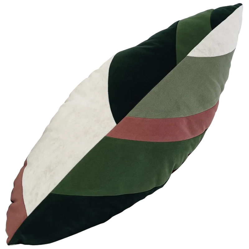 Декоративная подушка Botanical Cushion Stromanta Sanguinea Зеленый Белый Дымчатая Роза Декоративная подушка Botanical Cushion Stromanta Sanguinea Зеленый Белый Дымчатая Роза в Орле | Loft Concept