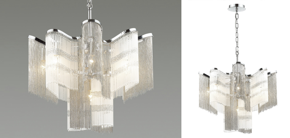Люстра Mirage Chandelier Silver 60 - Loft-Concept в Орле