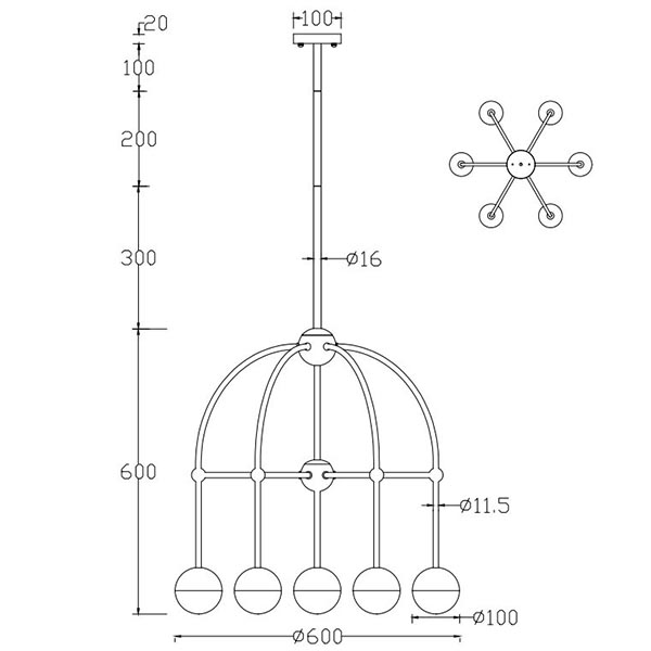 Люстра Heidy Bronze Chandelier 7 Люстра Heidy Bronze Chandelier 7 в Орле