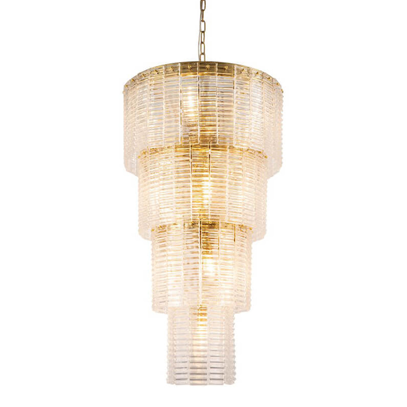 Люстра Branwen Chandelier 51 Золотой Прозрачный Люстра Branwen Chandelier 51 Золотой Прозрачный в Орле | Loft Concept