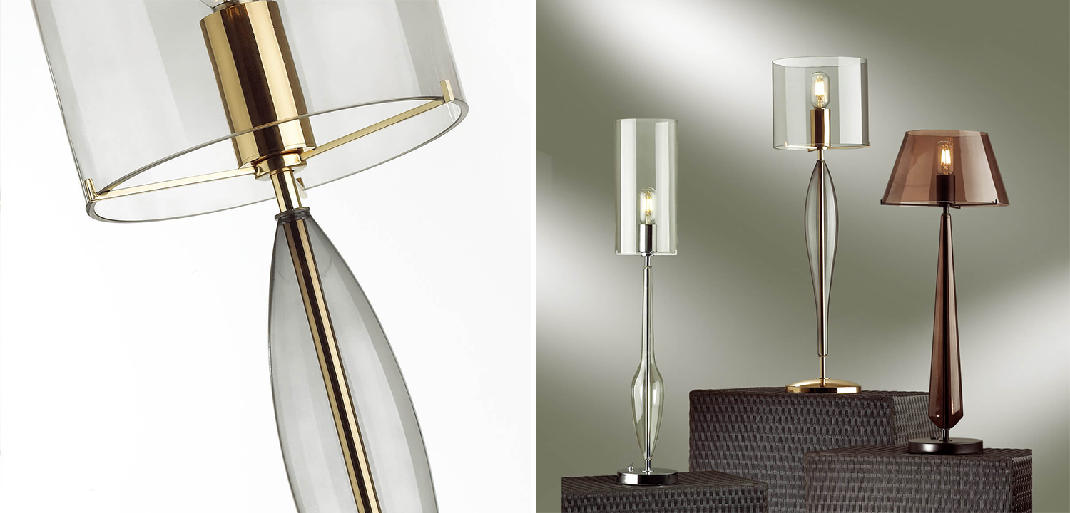 Настольная лампа Skyscraper Gold - фото