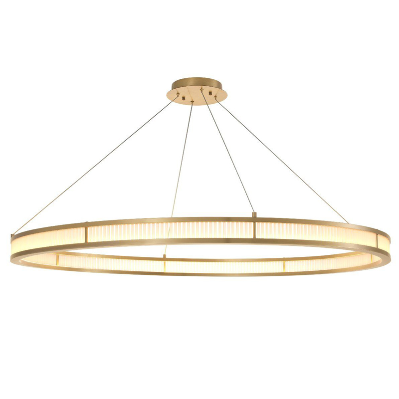 Люстра Eichholtz Chandelier Damien XL Brass Латунь Античная полированная Белое матовое стекло Люстра Eichholtz Chandelier Damien XL Brass Латунь Античная полированная Белое матовое стекло в Орле | Loft Concept