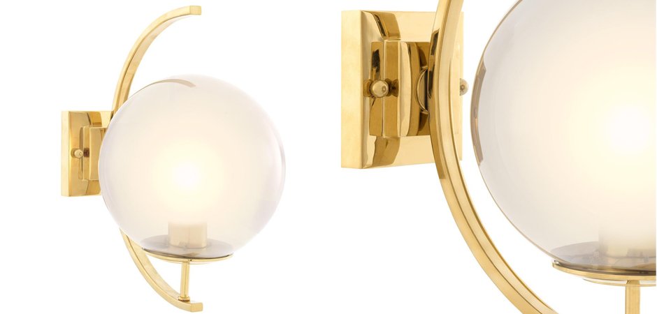 Бра Eichholtz Wall Lamp Cascade Gold Бра Eichholtz Wall Lamp Cascade Gold - Loft-Concept в Орле