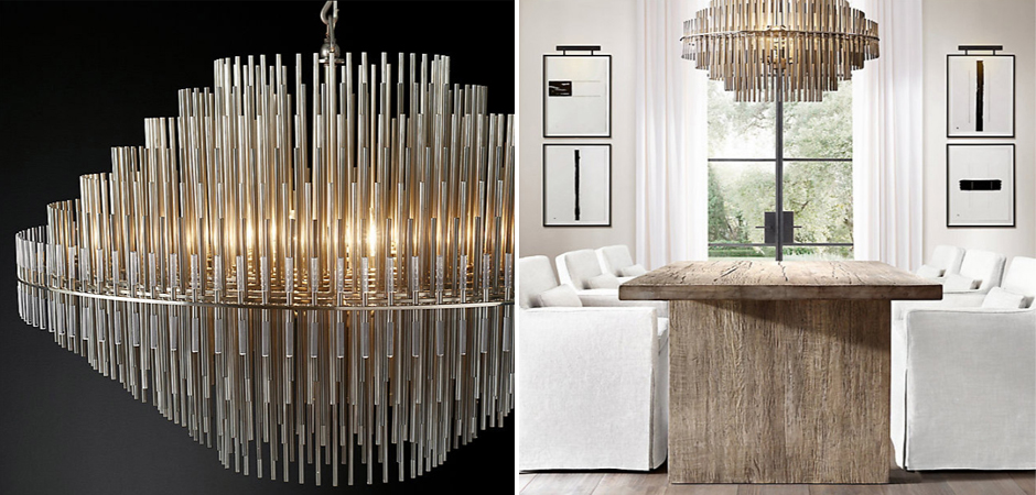 Люстра Restoration Hardware Emile Round Chandelier Chrome Люстра Restoration Hardware Emile Round Chandelier Chrome - Loft-Concept в Орле