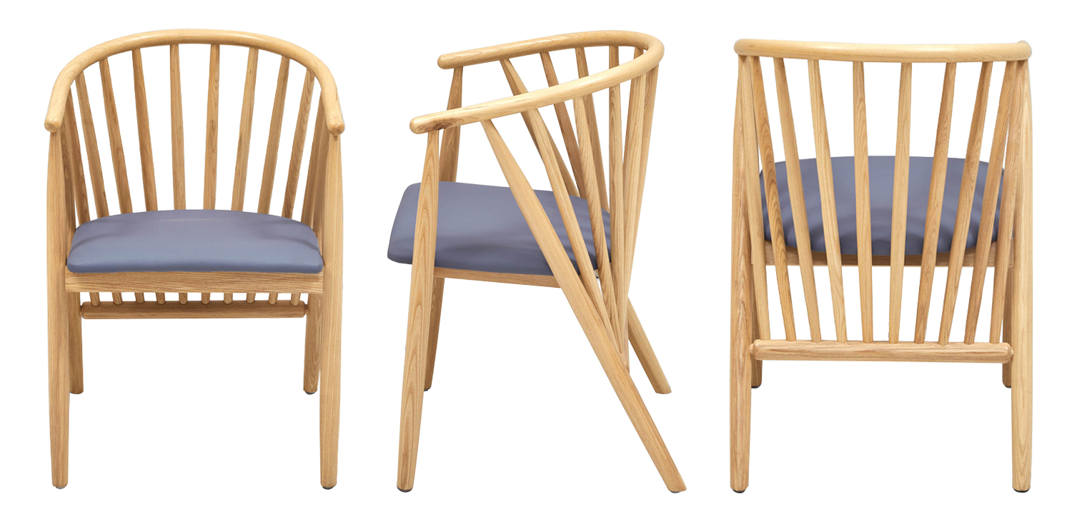 Дизайнерский стул деревянный Marco Wood Chair - фото №1