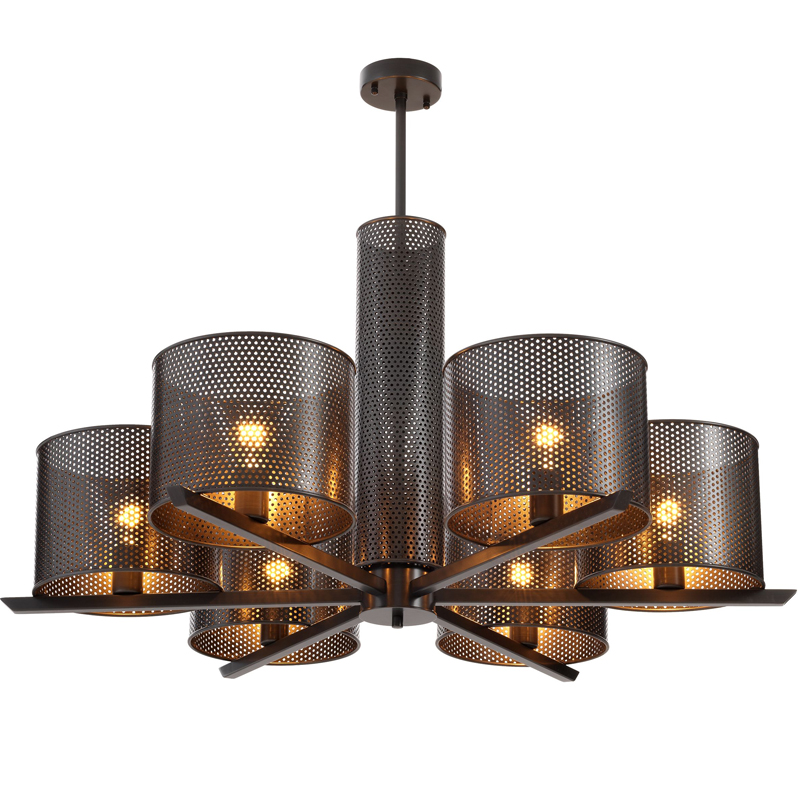 Люстра Eichholtz Chandelier Morrison Bronze Темная бронза Люстра Eichholtz Chandelier Morrison Bronze Темная бронза в Орле | Loft Concept