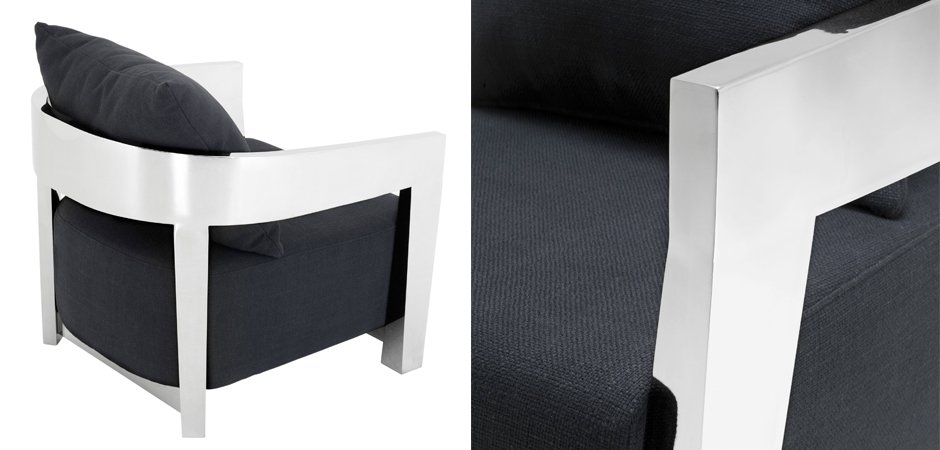 Кресло Eichholtz Chair Rubautelli Stainless steel Кресло Eichholtz Chair Rubautelli Stainless steel - Loft-Concept в Орле