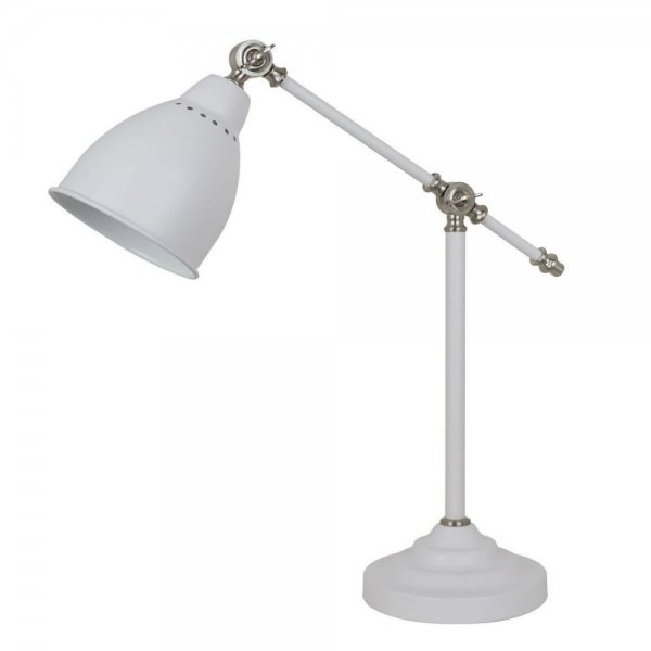 Настольная лампа Holder Table Lamp White Белый Настольная лампа Holder Table Lamp White Белый в Орле | Loft Concept