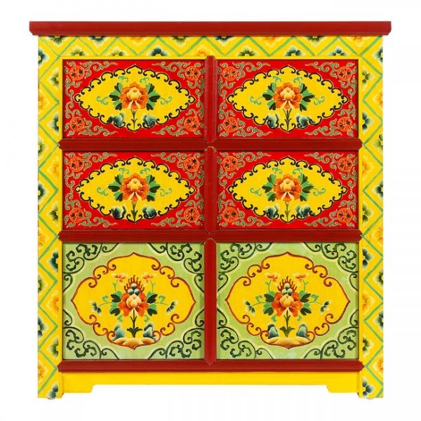 Комод в китайском стиле Chinese Multicolor Мульти Комод в китайском стиле Chinese Multicolor Мульти в Орле | Loft Concept