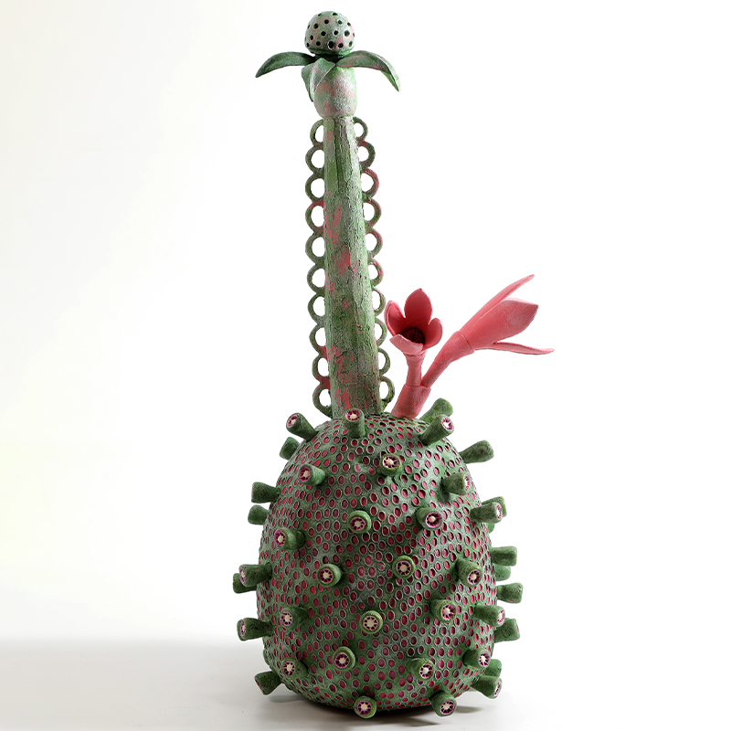 Статуэтка тропический фрукт Pandora Tropical Fruit Alien Lotus Green Зеленый Розовый в Орле | Loft Concept 