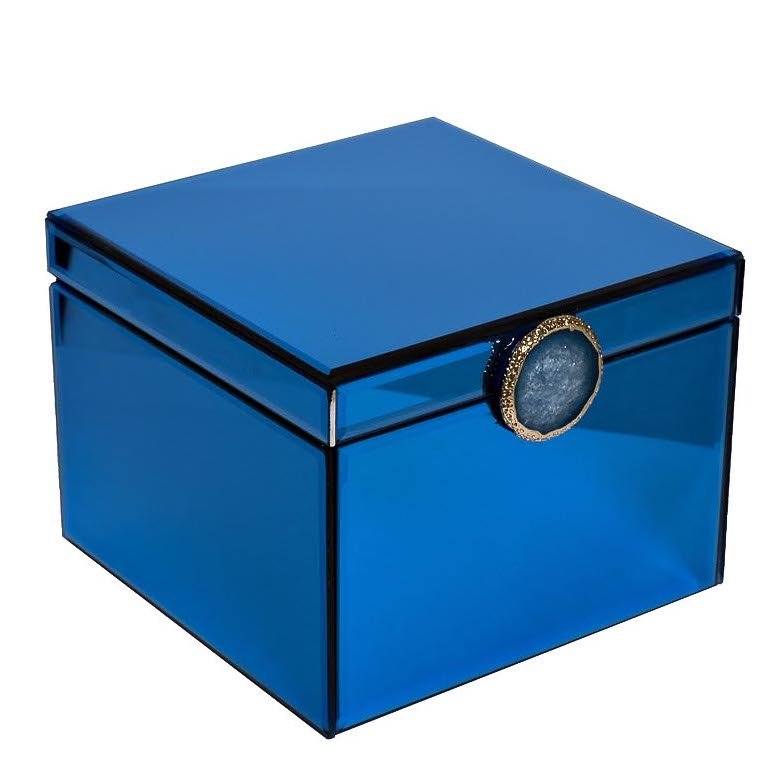 Шкатулка Blue Surprise Cube Синий Шкатулка Blue Surprise Cube Синий в Орле | Loft Concept
