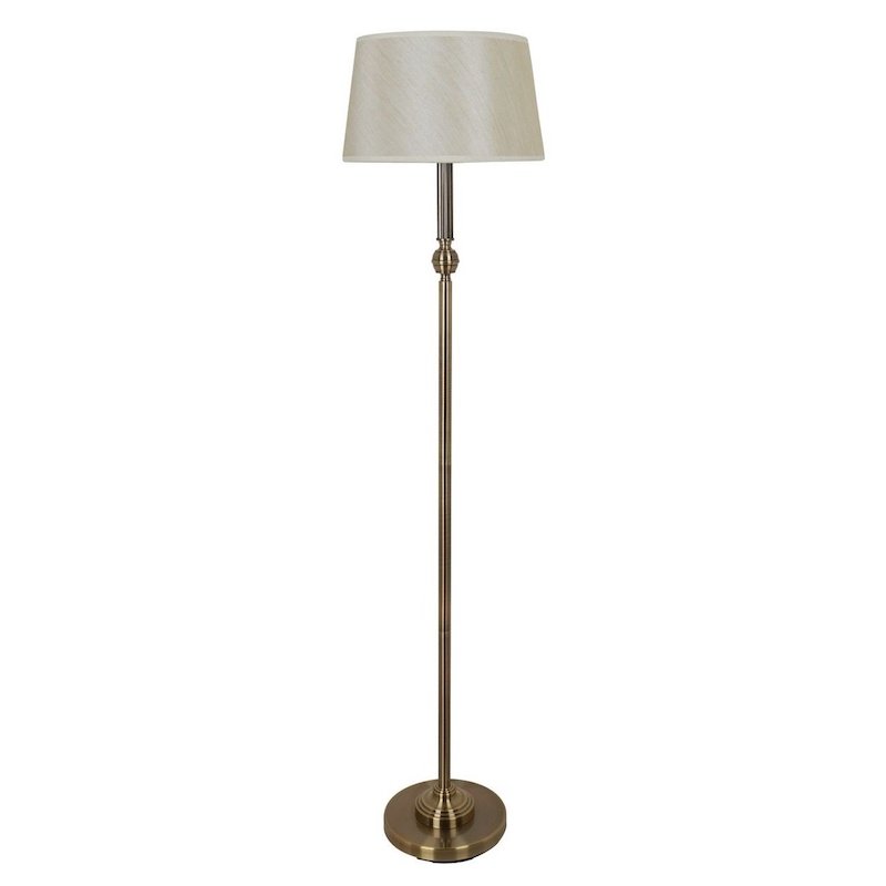Торшер Brasso Floor lamp Латунь Бежевый Торшер Brasso Floor lamp Латунь Бежевый в Орле | Loft Concept