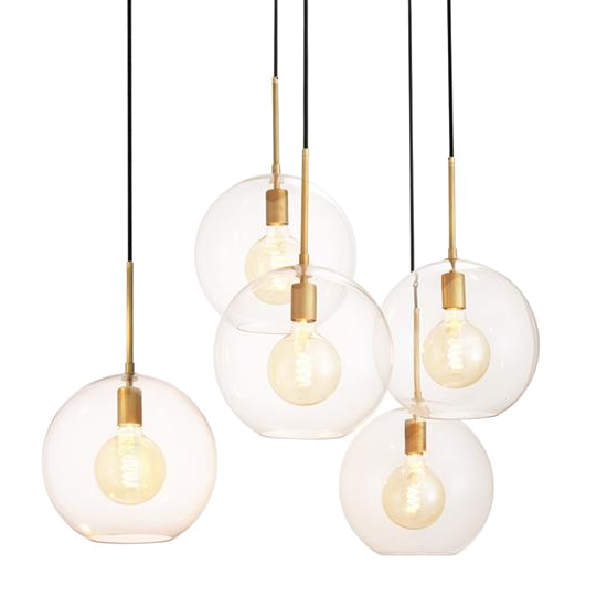 Люстра Chandelier Tango 5 light Латунь Античная полированная Темная бронза Прозрачное Стекло Люстра Chandelier Tango 5 light Латунь Античная полированная Темная бронза Прозрачное Стекло в Орле | Loft Concept