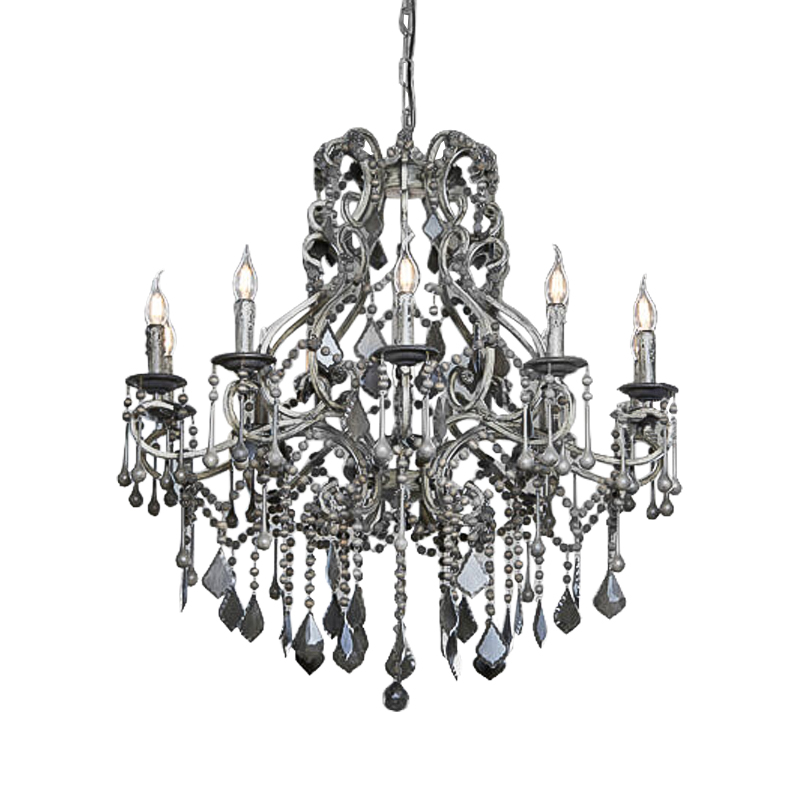 Люстра Breuillet Chandeliers Черный Бежево-серый Люстра Breuillet Chandeliers Черный Бежево-серый в Орле | Loft Concept