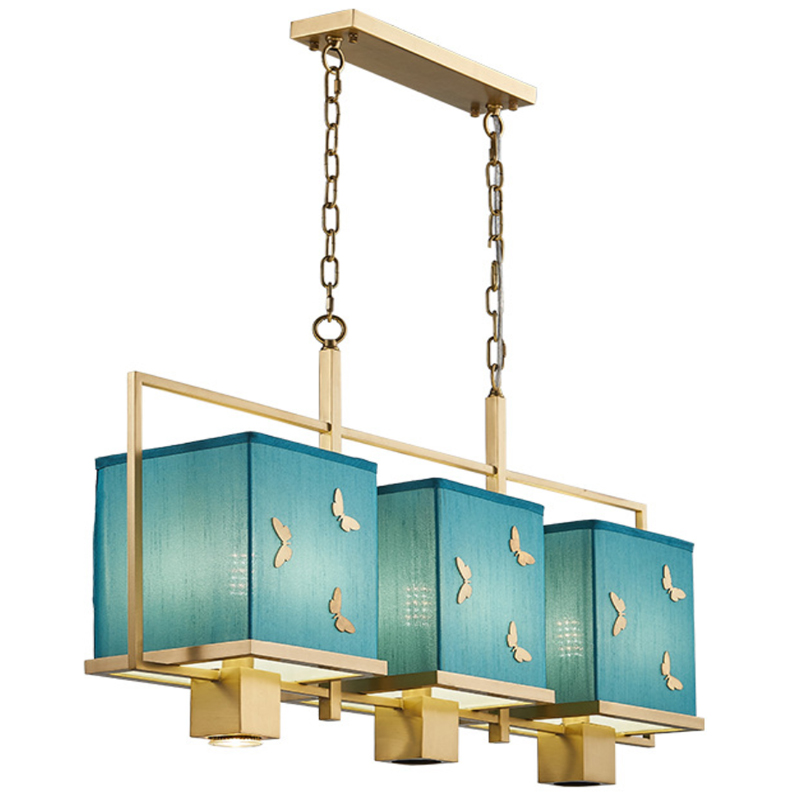 Люстра с бабочками Butterflies Blue Background Chandelier Латунь Бирюзовый Люстра с бабочками Butterflies Blue Background Chandelier Латунь Бирюзовый в Орле | Loft Concept