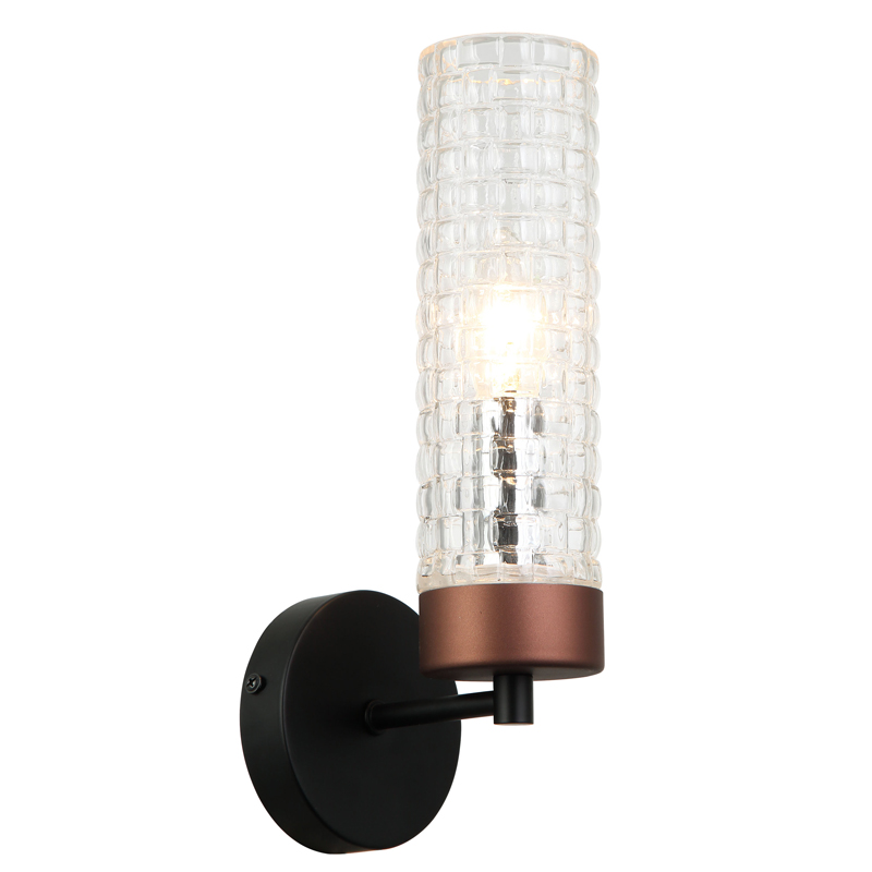 Бра Otes Sconce Черный Коричневый Прозрачный Бра Otes Sconce Черный Коричневый Прозрачный в Орле | Loft Concept