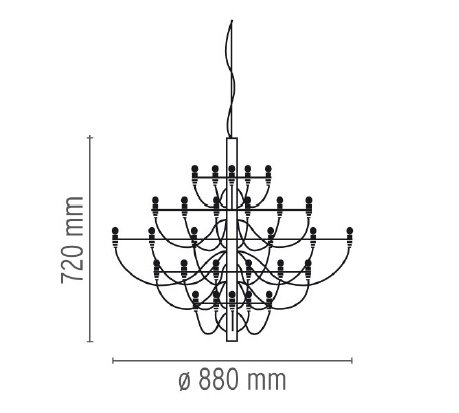 Люстра Flos 2097 30 Brass Люстра Flos 2097 30 Brass в Орле