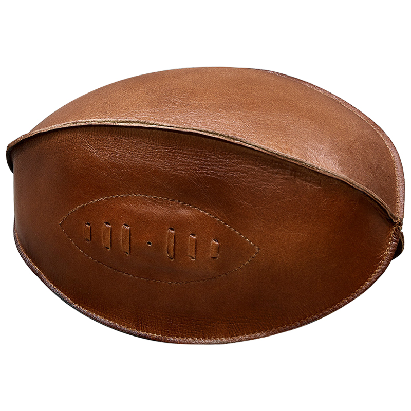Аксессуар мяч для регби Leather Rugby Ball Коричневый Аксессуар мяч для регби Leather Rugby Ball Коричневый в Орле | Loft Concept