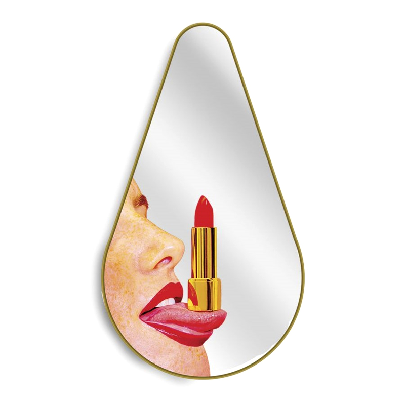Зеркало Seletti Pear Tongue Золотой Зеркало Seletti Pear Tongue Золотой в Орле | Loft Concept