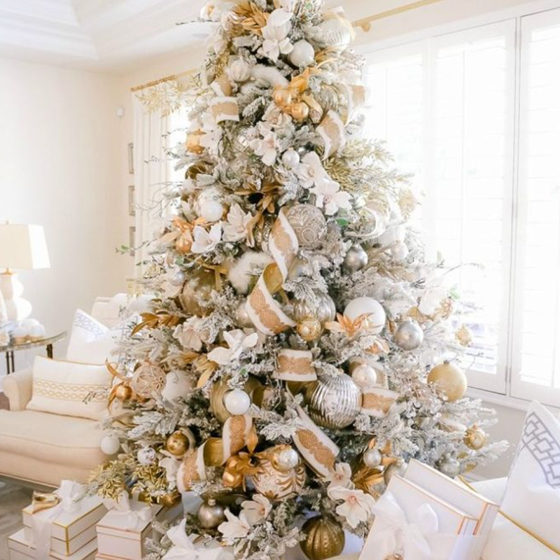 Дизайнерская Елка Премиум с Золотым Декором Christmas Tree Golden Tale Кремовый Белый Золотой Дизайнерская Елка Премиум с Золотым Декором Christmas Tree Golden Tale Кремовый Белый Золотой в Орле | Loft Concept