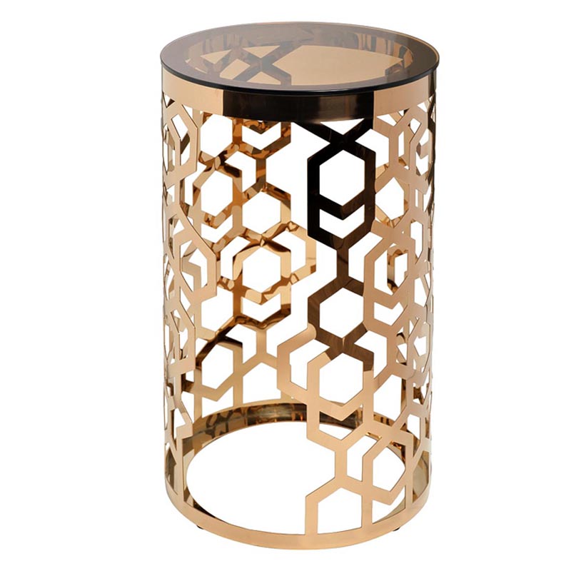 Подставка Yen Geometry pink gold cylinder 70 Глянцевое золото Подставка Yen Geometry pink gold cylinder 70 Глянцевое золото в Орле | Loft Concept