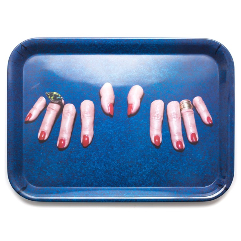 Поднос Seletti Tray Fingers Синий в Орле | Loft Concept 