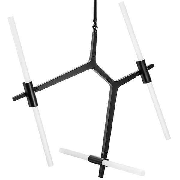 Люстра Агнес Chandelier Black 6 Белый Черный Люстра Агнес Chandelier Black 6 Белый Черный в Орле | Loft Concept
