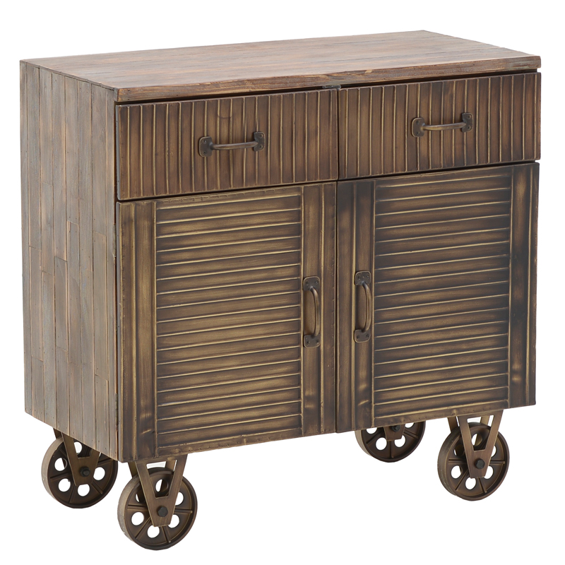 Комод в стиле Лофт на колёсах Mojens Loft Chest of Drawers Темная бронза Коричневый винтаж Комод в стиле Лофт на колёсах Mojens Loft Chest of Drawers Темная бронза Коричневый винтаж в Орле | Loft Concept