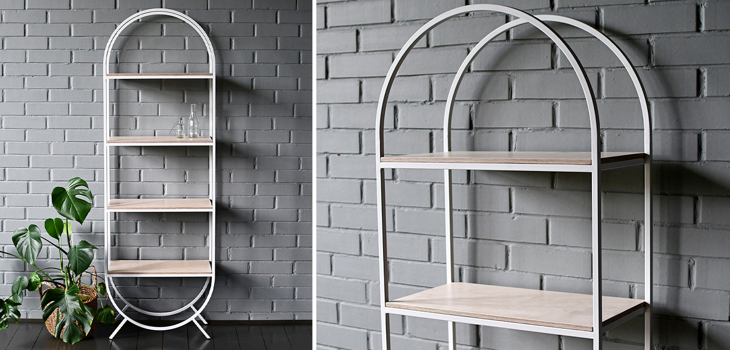 Стеллаж Lugo Industrial Metal Rust Rack - фото №1