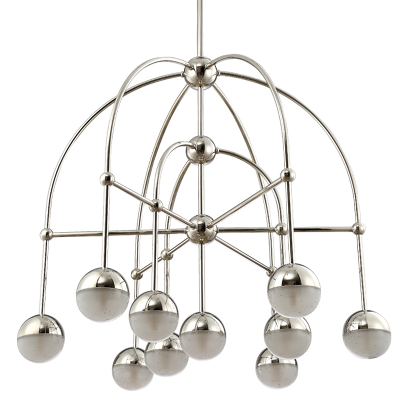 Люстра Heidy Chrome Chandelier 10 Хром Люстра Heidy Chrome Chandelier 10 Хром в Орле | Loft Concept