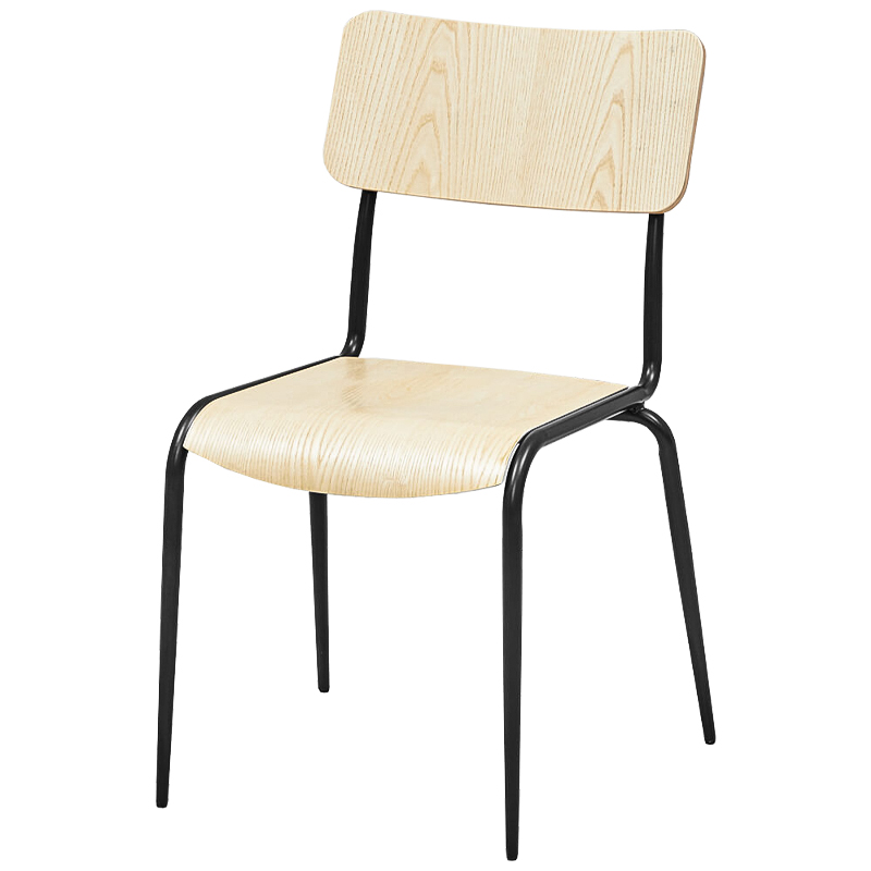 Стул Joshua Loft Stool light Древесина Черный в Орле | Loft Concept 