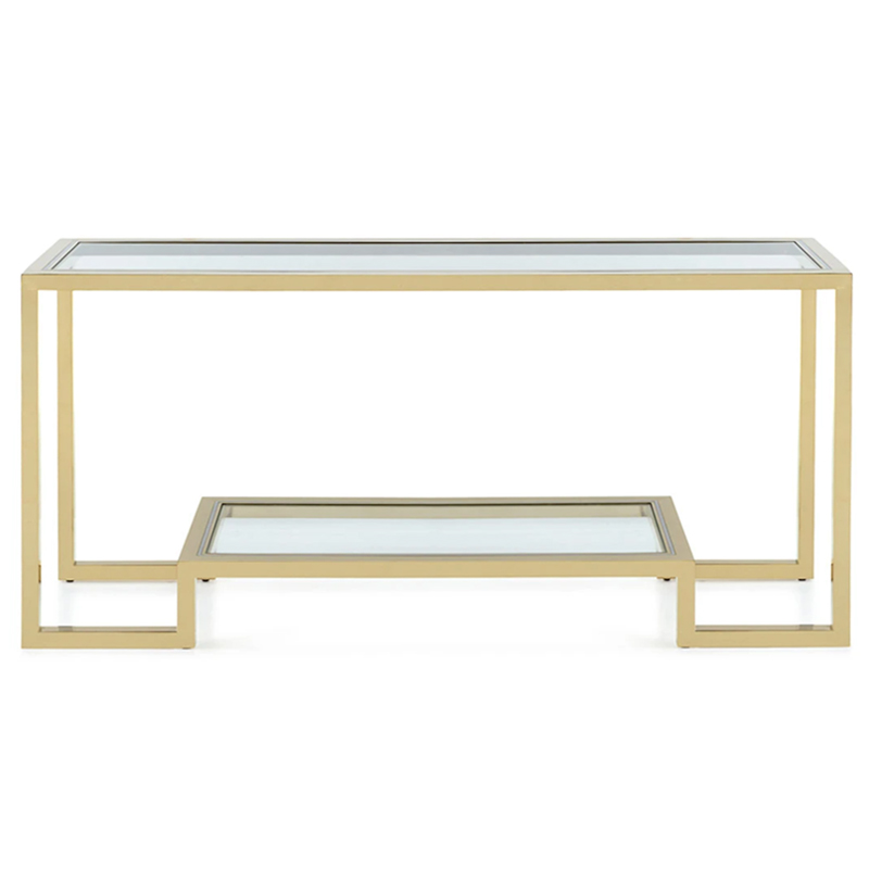 Emma Console Глянцевое золото Прозрачное Стекло Emma Console Глянцевое золото Прозрачное Стекло в Орле | Loft Concept