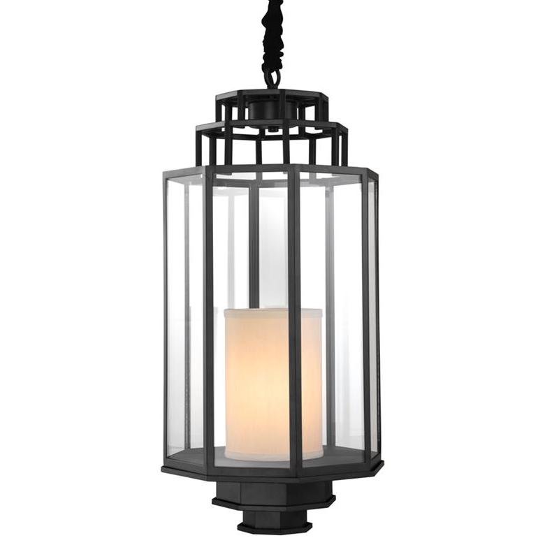 Люстра Lantern Monticello M Черный Прозрачное Стекло Кремовый Люстра Lantern Monticello M Черный Прозрачное Стекло Кремовый в Орле | Loft Concept