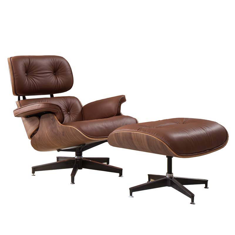 Кресло Eames Lounge Chair & Ottoman light brown Коричневый в Орле | Loft Concept 