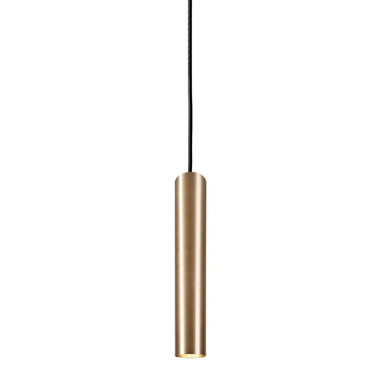 Подвесной светильник Luis Trumpet Tube Brass Lamp 40 Латунь в Орле | Loft Concept 