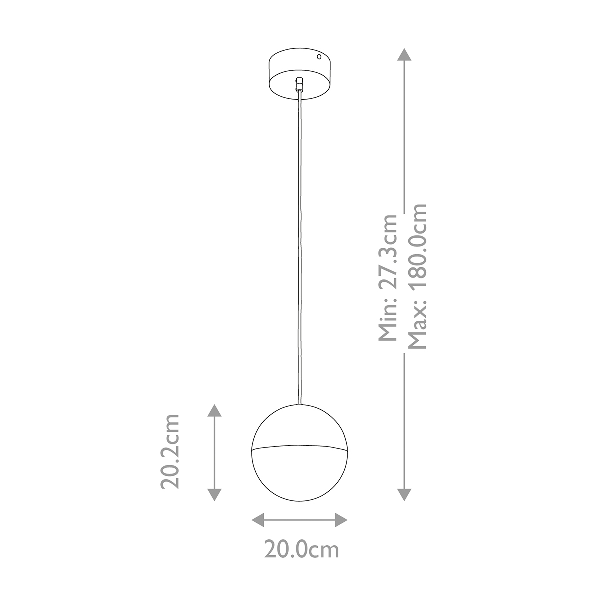 Подвесной светильник со сферическим плафоном из акрила с циркониевыми вкраплениями Kichler в Орле