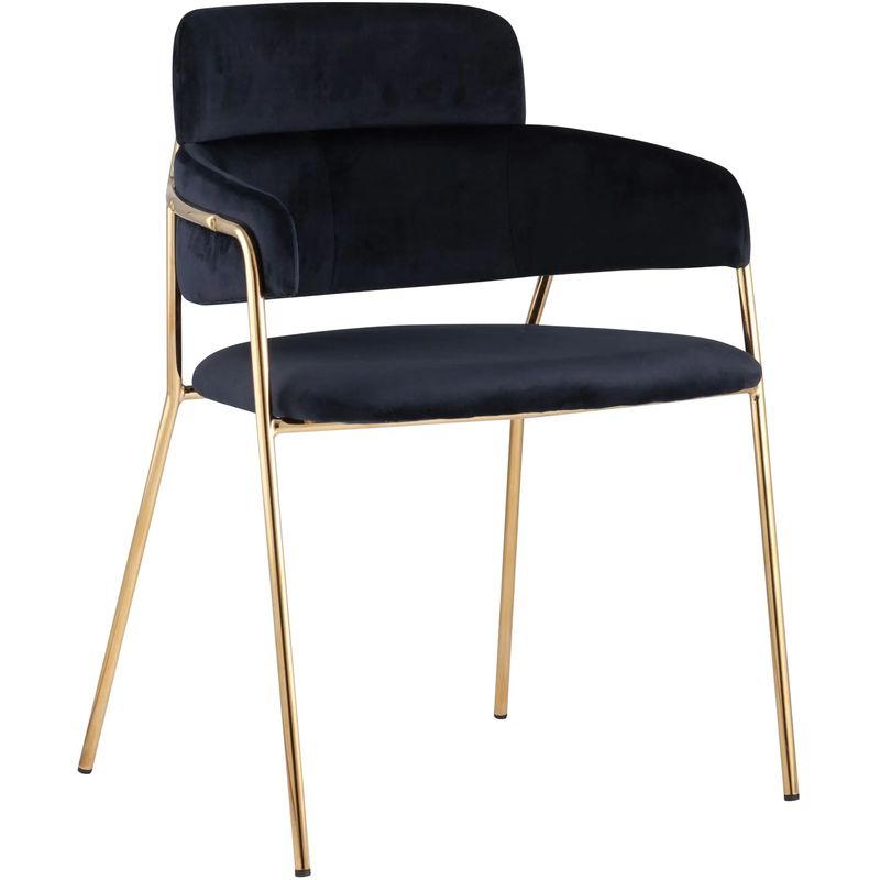 Polina chair Тёмно-синий Велюр Темно-синий Золотой Polina chair Тёмно-синий Велюр Темно-синий Золотой в Орле | Loft Concept