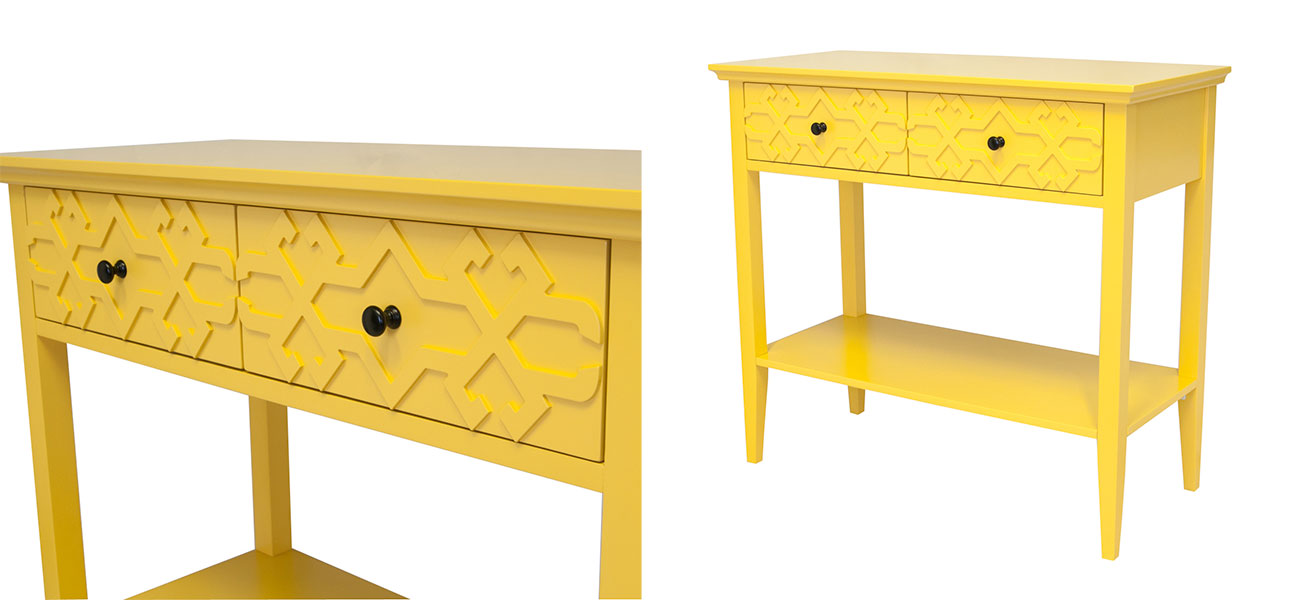 Консоль цвет желтый Country Style - фото