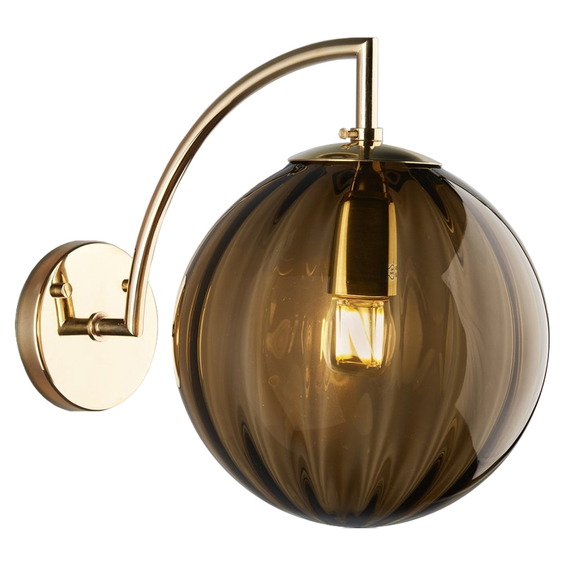 Бра Hector Sconce Amber Глянцевое золото Янтарь (Amber) в Орле | Loft Concept 