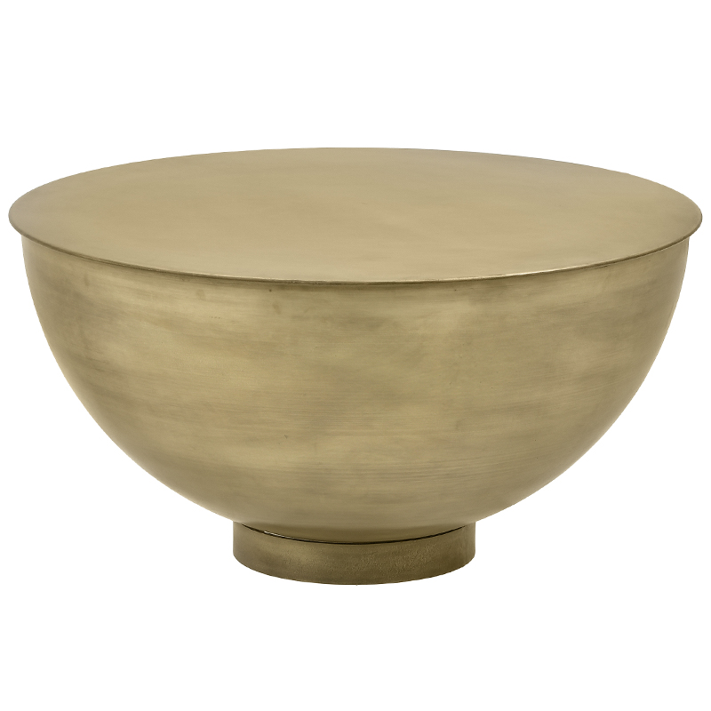 Круглый кофейный стол Modern Metal Caldron Coffee Table Золотой Круглый кофейный стол Modern Metal Caldron Coffee Table Золотой в Орле | Loft Concept