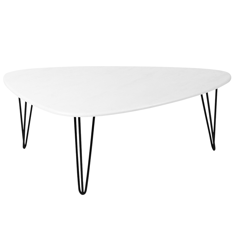 Кофейный стол Dorian Coffee Table white Белый бетон Кофейный стол Dorian Coffee Table white Белый бетон в Орле | Loft Concept