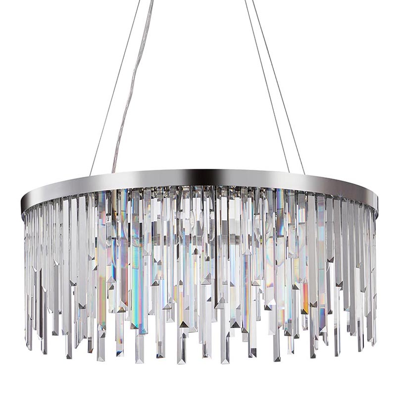 Люстра Bennett Chandelier chrome Хром Прозрачный Люстра Bennett Chandelier chrome Хром Прозрачный в Орле | Loft Concept