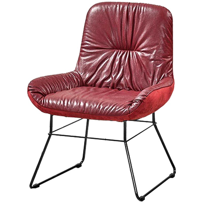 Кресло Arnaldo Half-chairs Красный Золотой Кресло Arnaldo Half-chairs Красный Золотой в Орле | Loft Concept