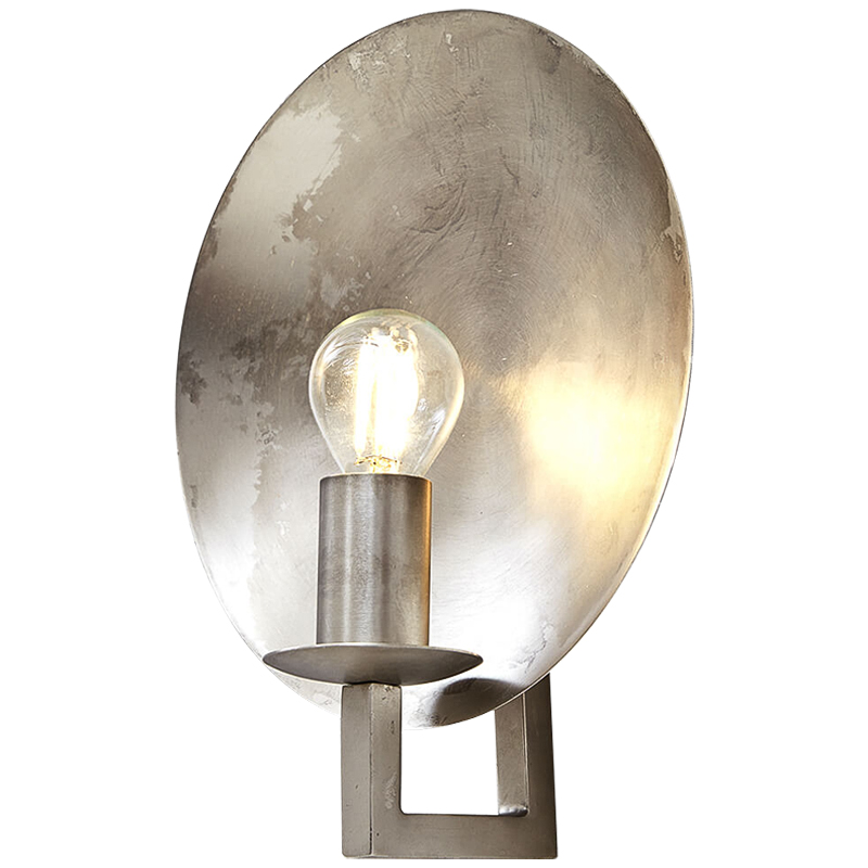 Бра Bennu Disk sconce Никель Сатин Бра Bennu Disk sconce Никель Сатин в Орле | Loft Concept