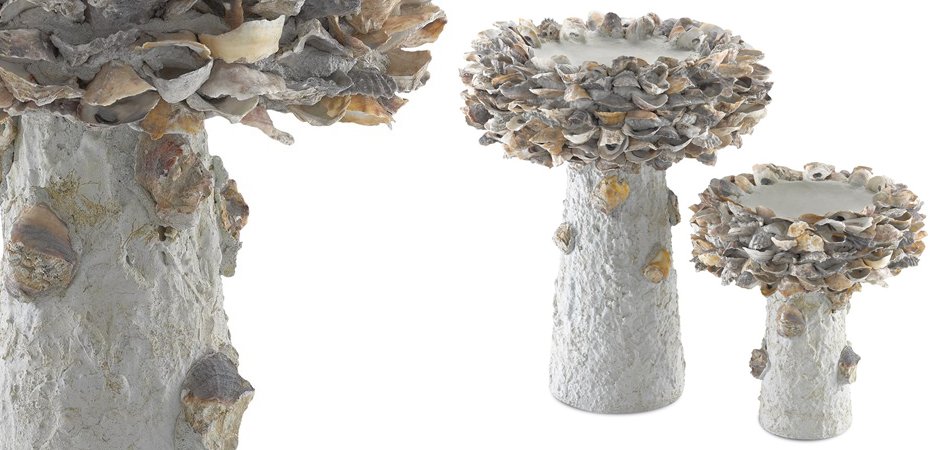 Статуэтка Oyster Shell Small Bird Bath Статуэтка Oyster Shell Small Bird Bath - Loft-Concept в Орле