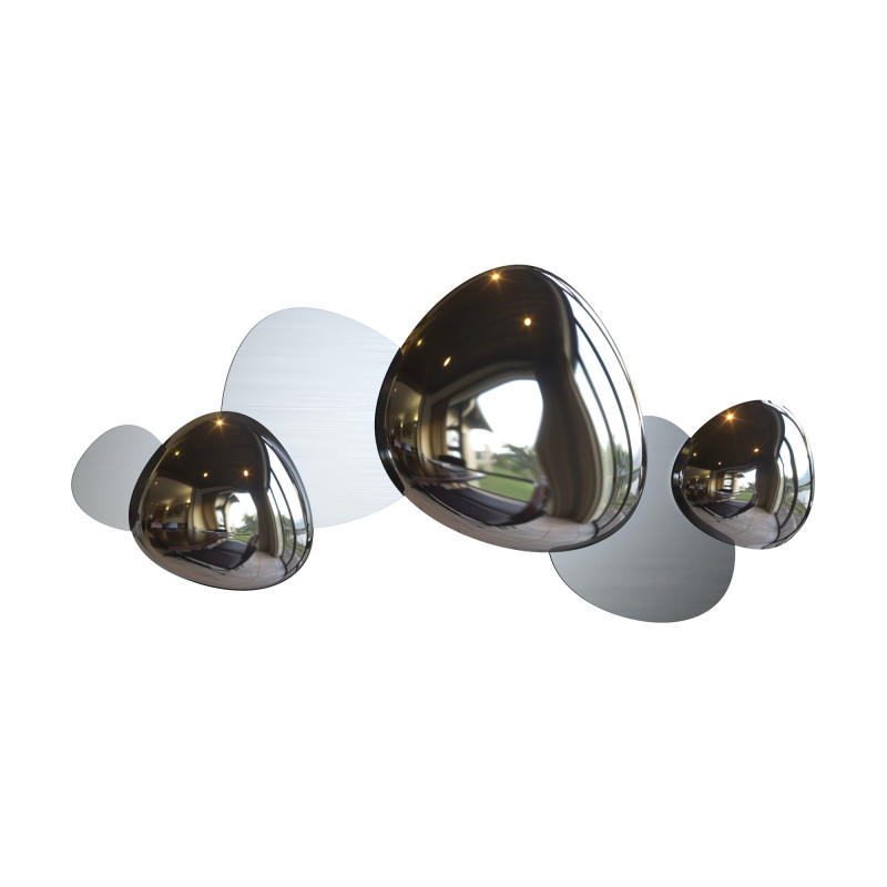 Бра Silver Matt & Gloss 2 Серебряный Бра Silver Matt & Gloss 2 Серебряный в Орле | Loft Concept