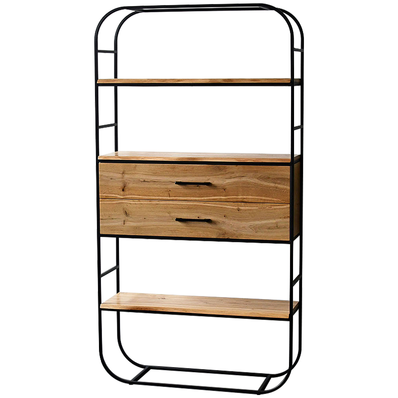 Стеллаж Glenn Industrial Metal Rust Two Drawers Rack Древесина Черный Стеллаж Glenn Industrial Metal Rust Two Drawers Rack Древесина Черный в Орле | Loft Concept