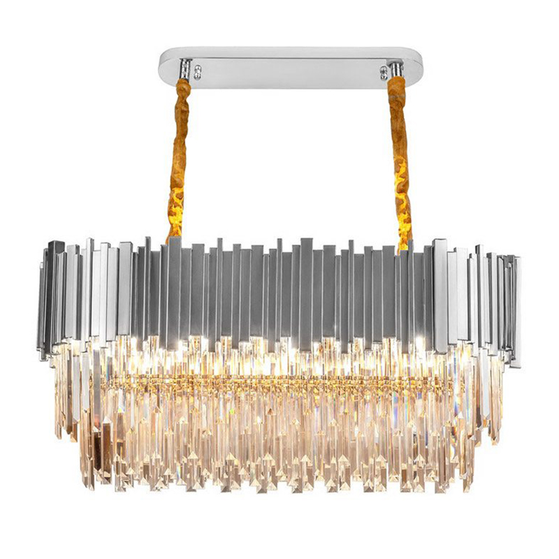 Большая многоярусная люстра Cascade Glass Metal Luxxu Chandelier 100 Silver Серебряный Прозрачное Стекло Большая многоярусная люстра Cascade Glass Metal Luxxu Chandelier 100 Silver Серебряный Прозрачное Стекло в Орле | Loft Concept